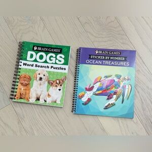 NWT Brain Games Puzzle Books